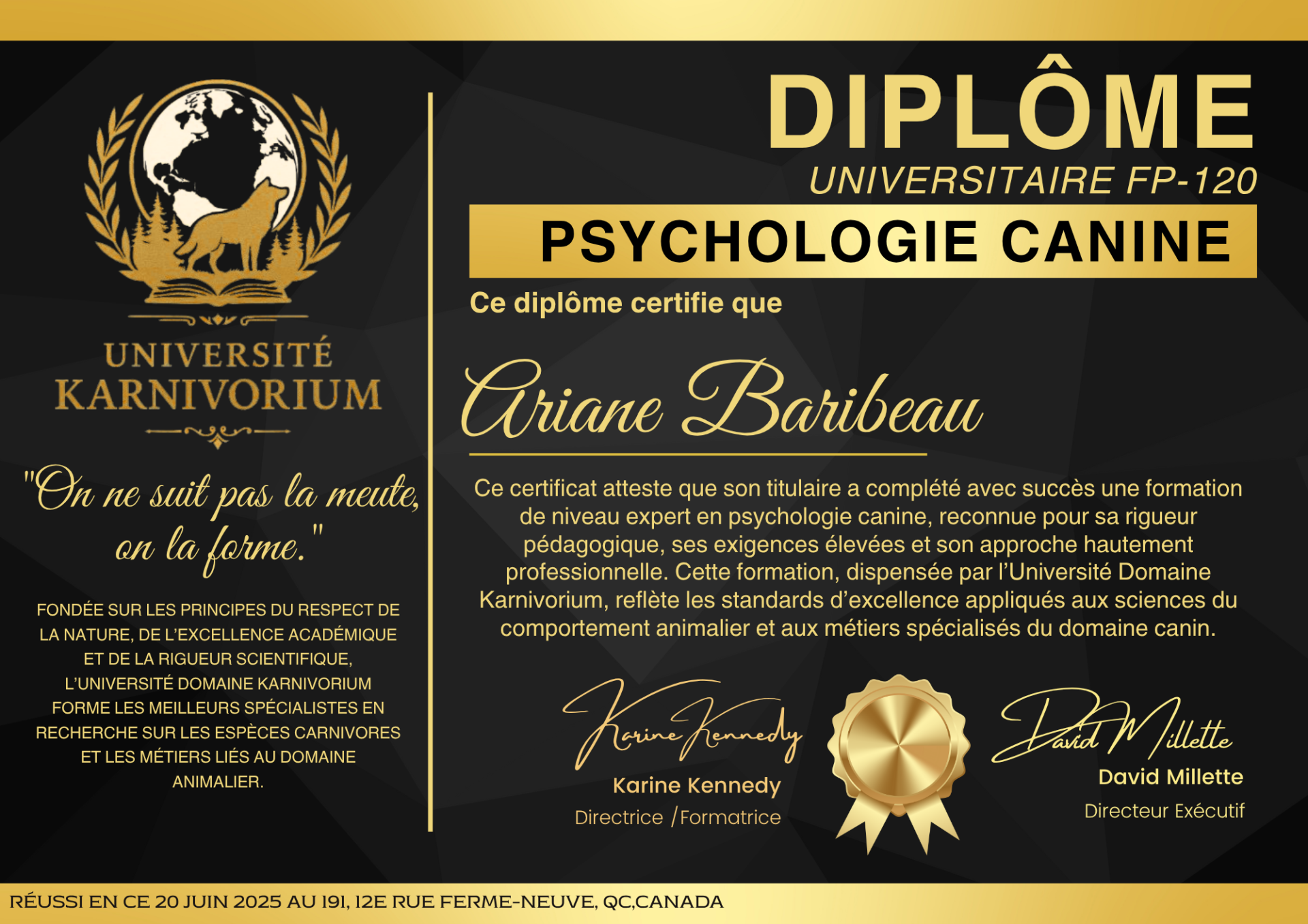 Psychologie canine fp 121